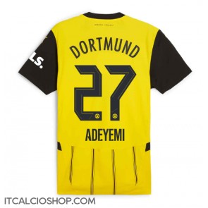 Borussia Dortmund Karim Adeyemi #27 Prima Maglia 2024-25 Manica Corta